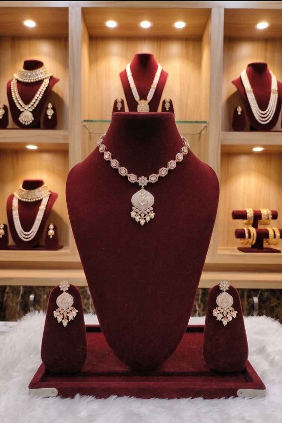 Kundal-Polki Short Necklace NS-41