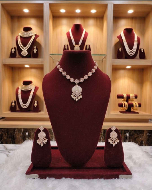 Kundal-Polki Short Necklace NS-41