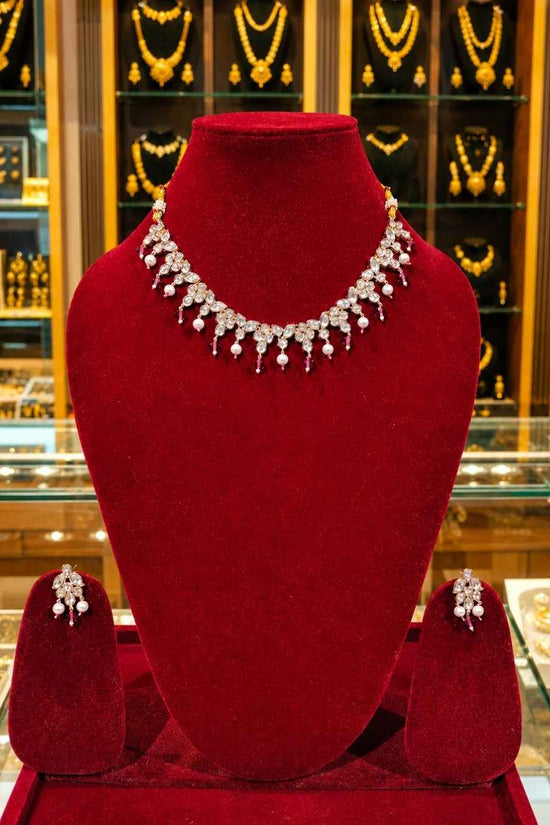 Kundal-Polki Short Necklace NS-42