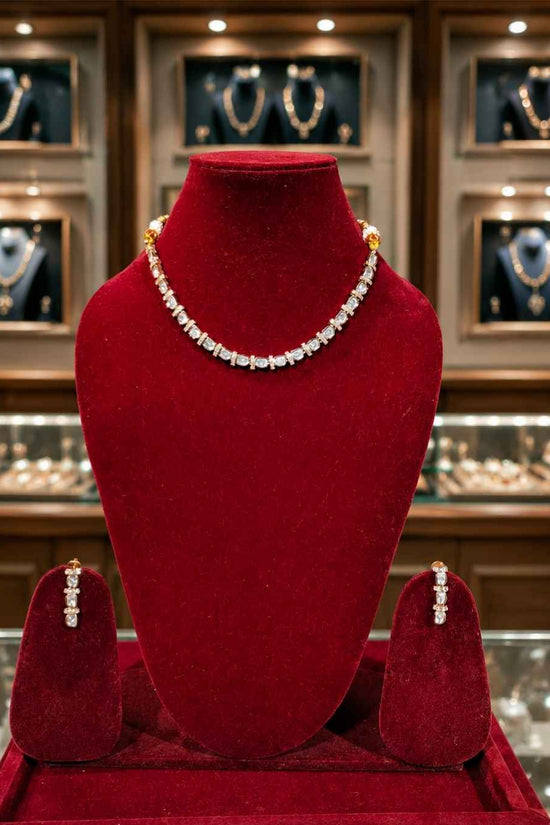 Kundal-Polki Short Necklace NS-44