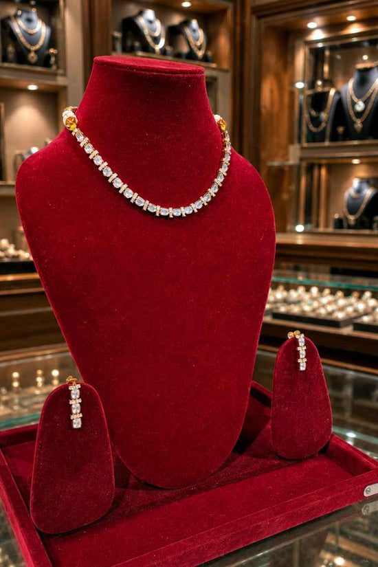 Kundal-Polki Short Necklace NS-44