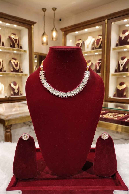 Kundal-Polki Short Necklace NS-46