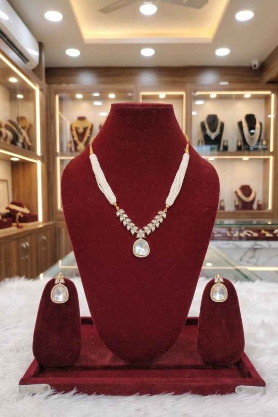 Kundal-Polki Short Necklace NS-47