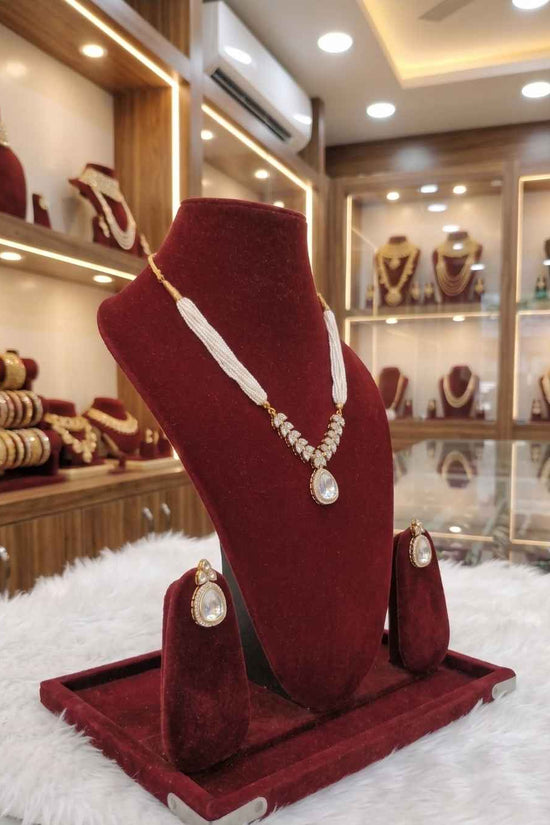 Kundal-Polki Short Necklace NS-47