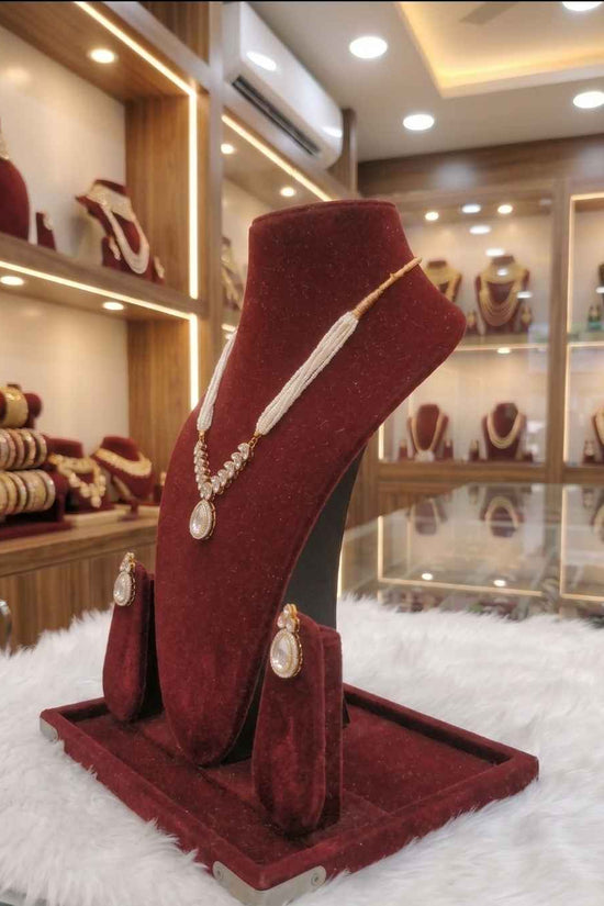Kundal-Polki Short Necklace NS-47