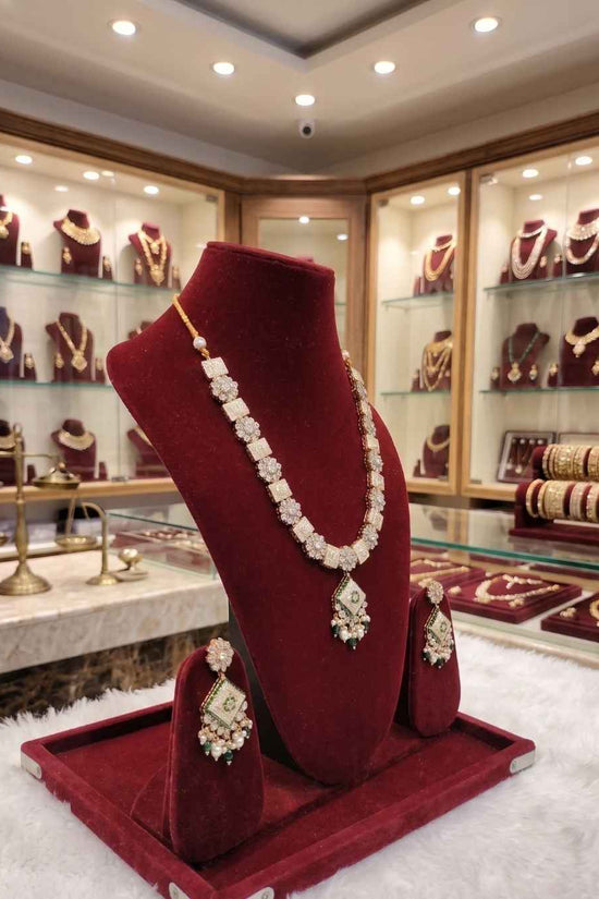 Kundal-Polki Short Necklace NS-48