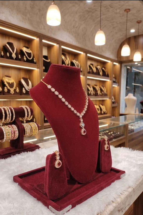 Kundal-Polki Short Necklace NS-49