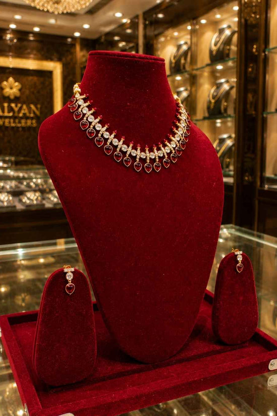 Kundal-Polki Short Necklace NS-4