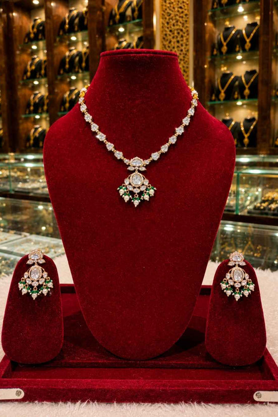 Kundal-Polki Short Necklace NS-5