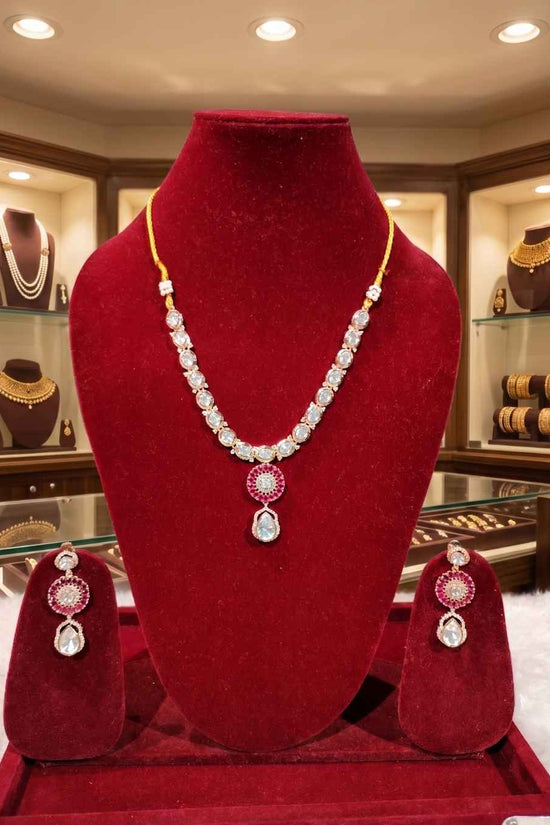 Kundal-Polki Short Necklace NS-50