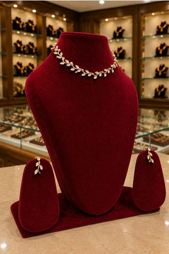 Kundal-Polki Short Necklace NS-55