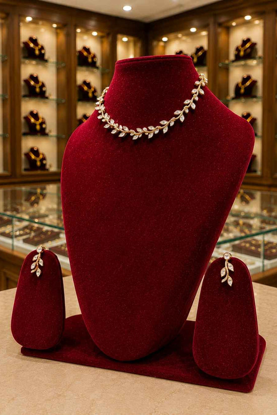 Kundal-Polki Short Necklace NS-55