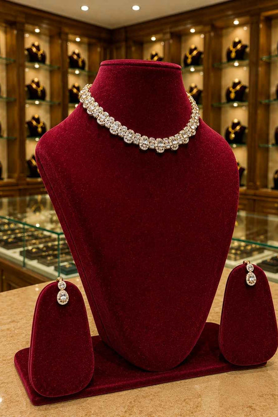 Kundal-Polki Short Necklace NS-57
