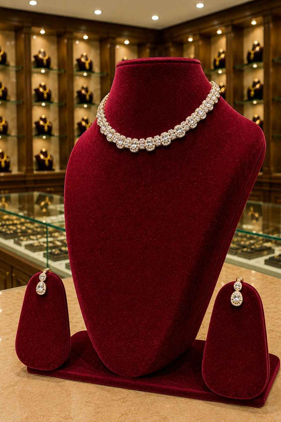 Kundal-Polki Short Necklace NS-57