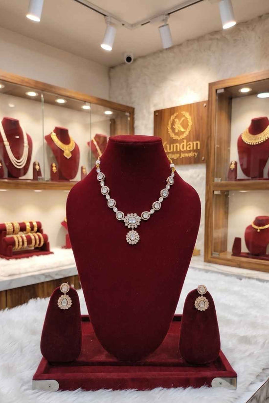 Kundal-Polki Short Necklace NS-58