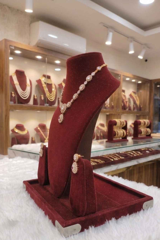 Kundal-Polki Short Necklace NS-58