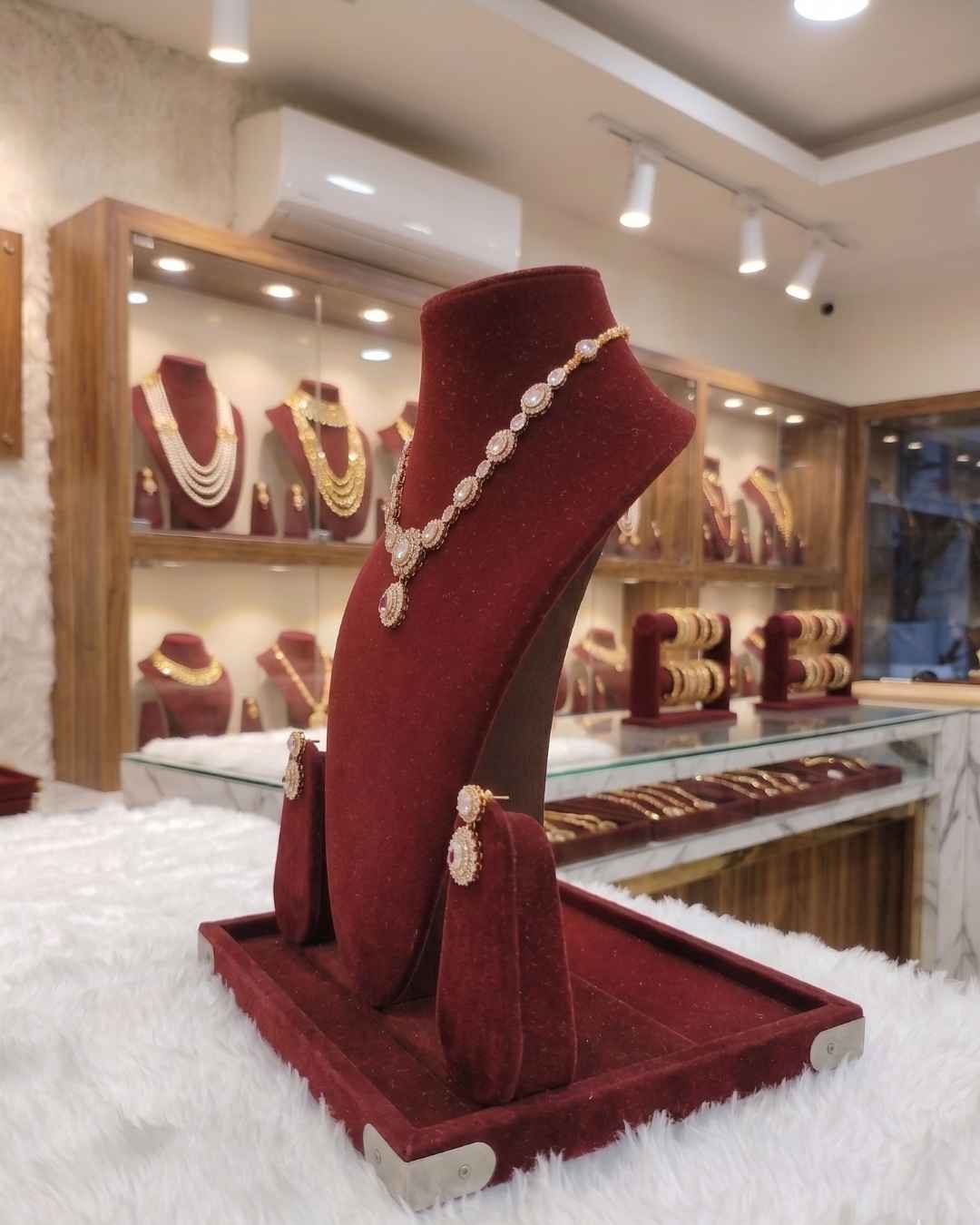 Kundal-Polki Short Necklace NS-58
