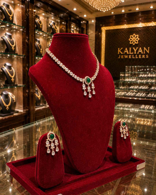 Kundal-Polki Short Necklace NS-6