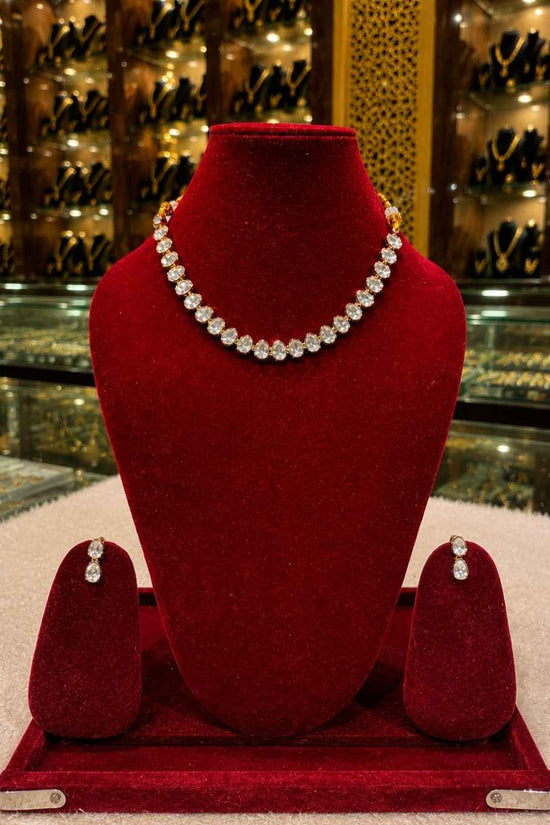 Kundal-Polki Short Necklace NS-7