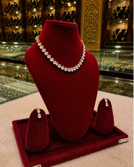 Kundal-Polki Short Necklace NS-7