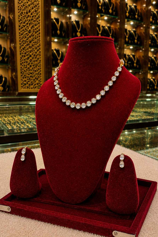Kundal-Polki Short Necklace NS-7