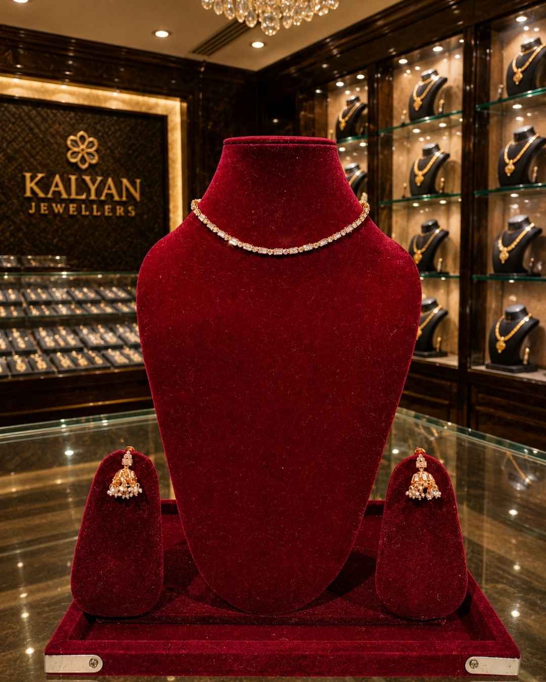 Kundal-Polki Short Necklace NS-8