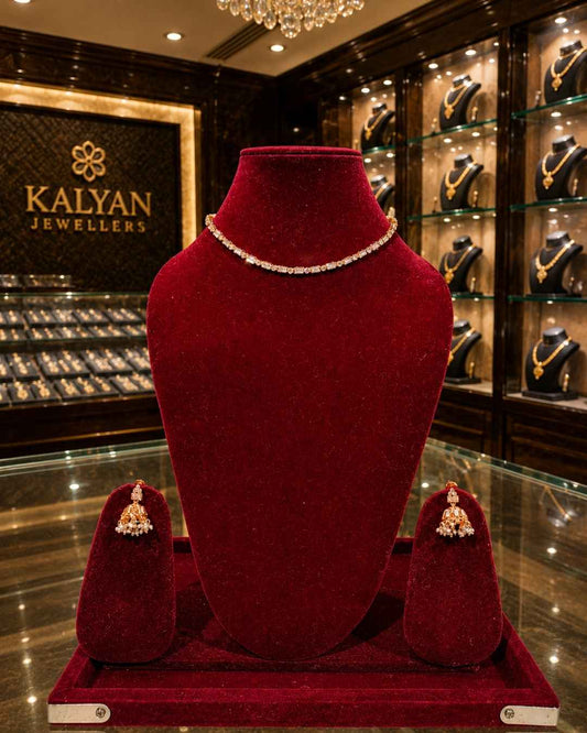 Kundal-Polki Short Necklace NS-8