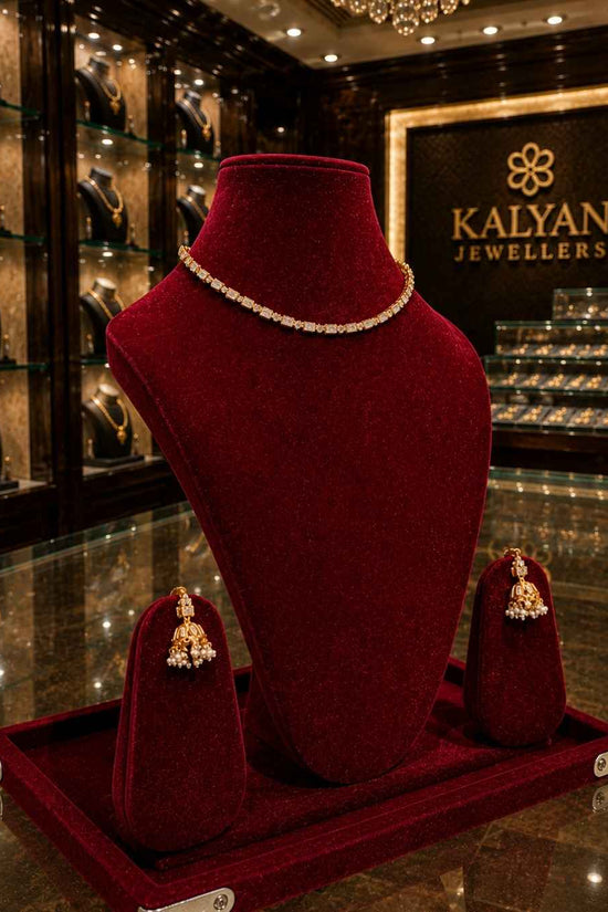 Kundal-Polki Short Necklace NS-8