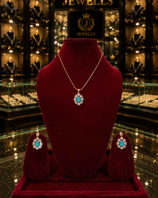 Kundan Polki Pendant Set PS-1