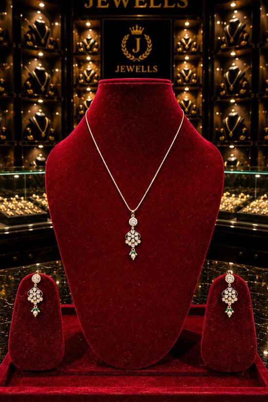 Kundan Polki Pendant Set PS-10