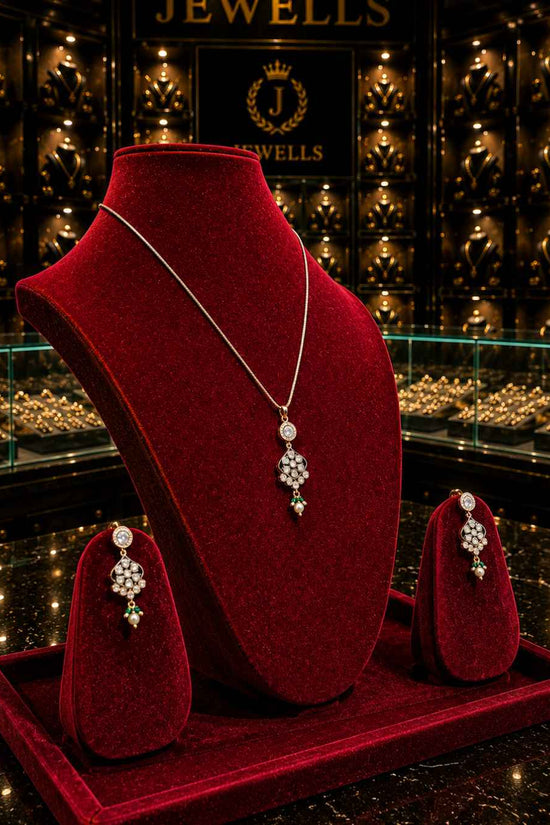 Kundan Polki Pendant Set PS-10