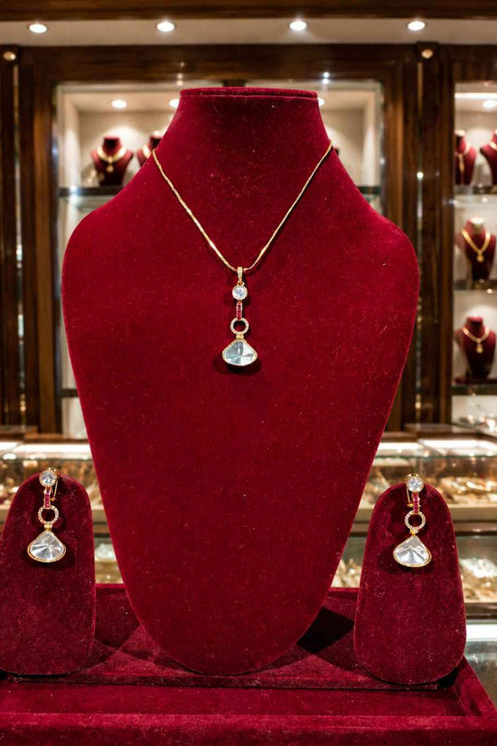 Kundan Polki Pendant Set PS-11