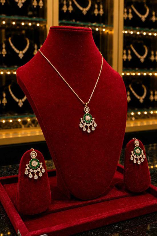 Kundan Polki Pendant Set PS-12