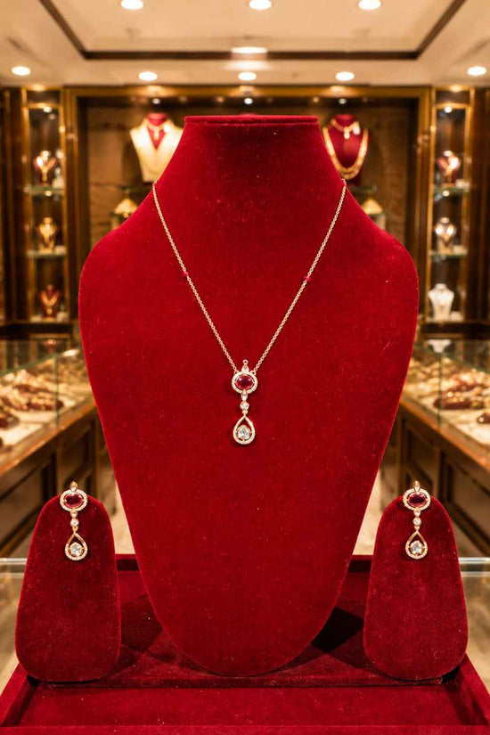 Kundan Polki Pendant Set PS-13