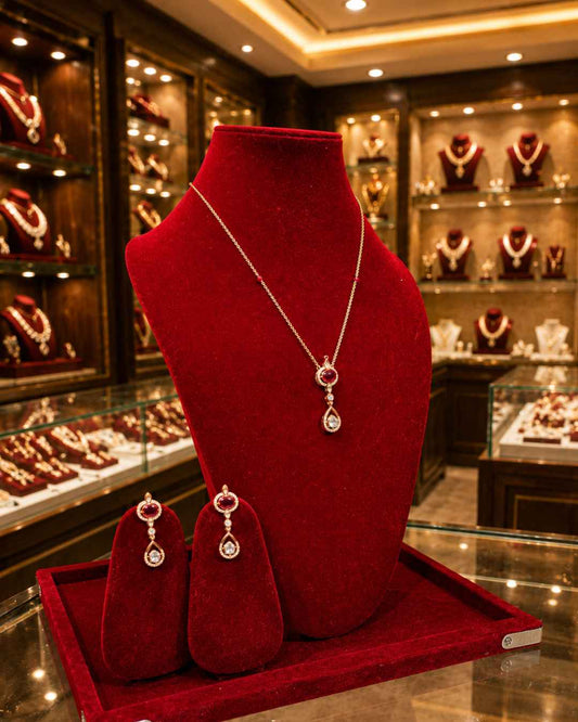Kundan Polki Pendant Set PS-13