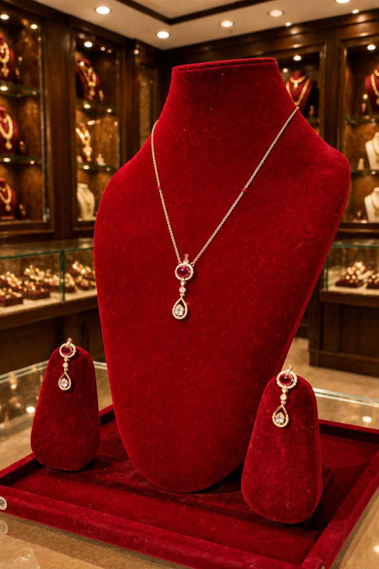Kundan Polki Pendant Set PS-13