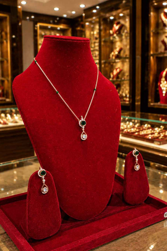 Kundan Polki Pendant Set PS-14