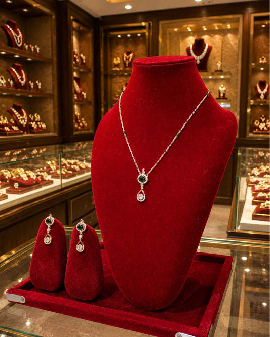 Kundan Polki Pendant Set PS-14
