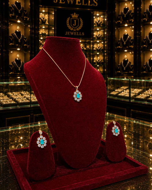 Kundan Polki Pendant Set PS-1