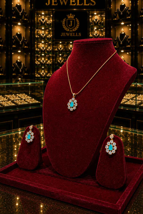 Kundan Polki Pendant Set PS-1