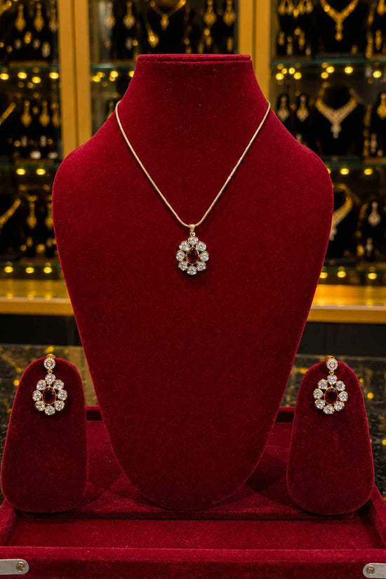 Kundan Polki Pendant Set PS-2