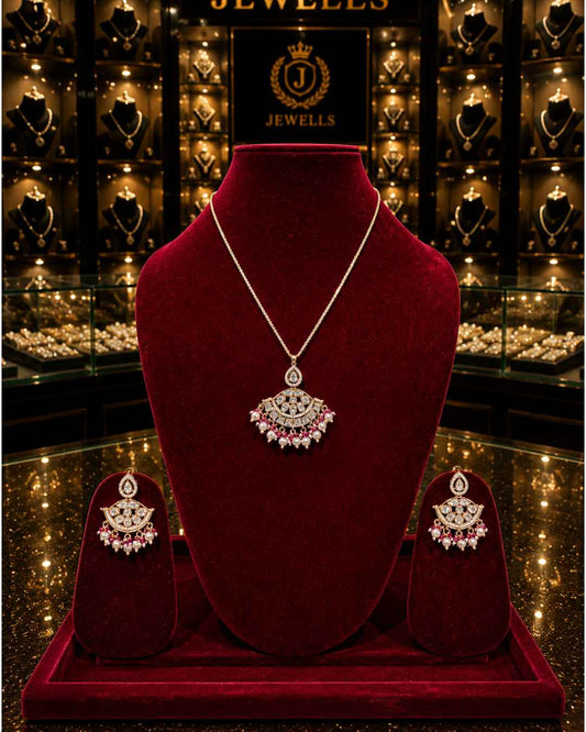 Kundan Polki Pendant Set PS-3