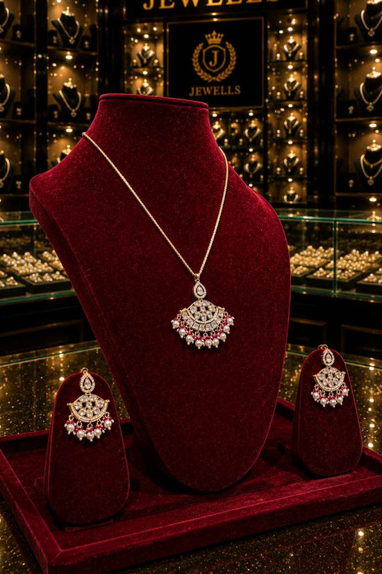 Kundan Polki Pendant Set PS-3