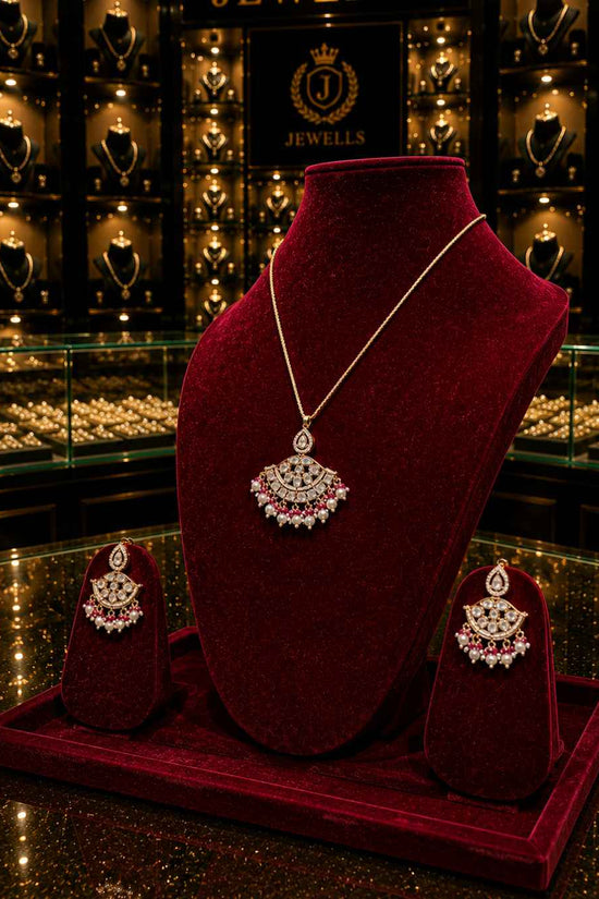 Kundan Polki Pendant Set PS-3