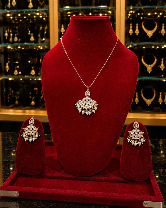 Kundan Polki Pendant Set PS-4