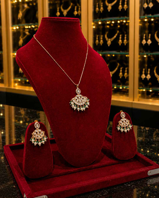 Kundan Polki Pendant Set PS-4