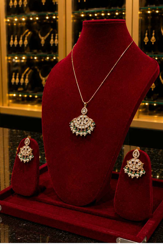 Kundan Polki Pendant Set PS-4