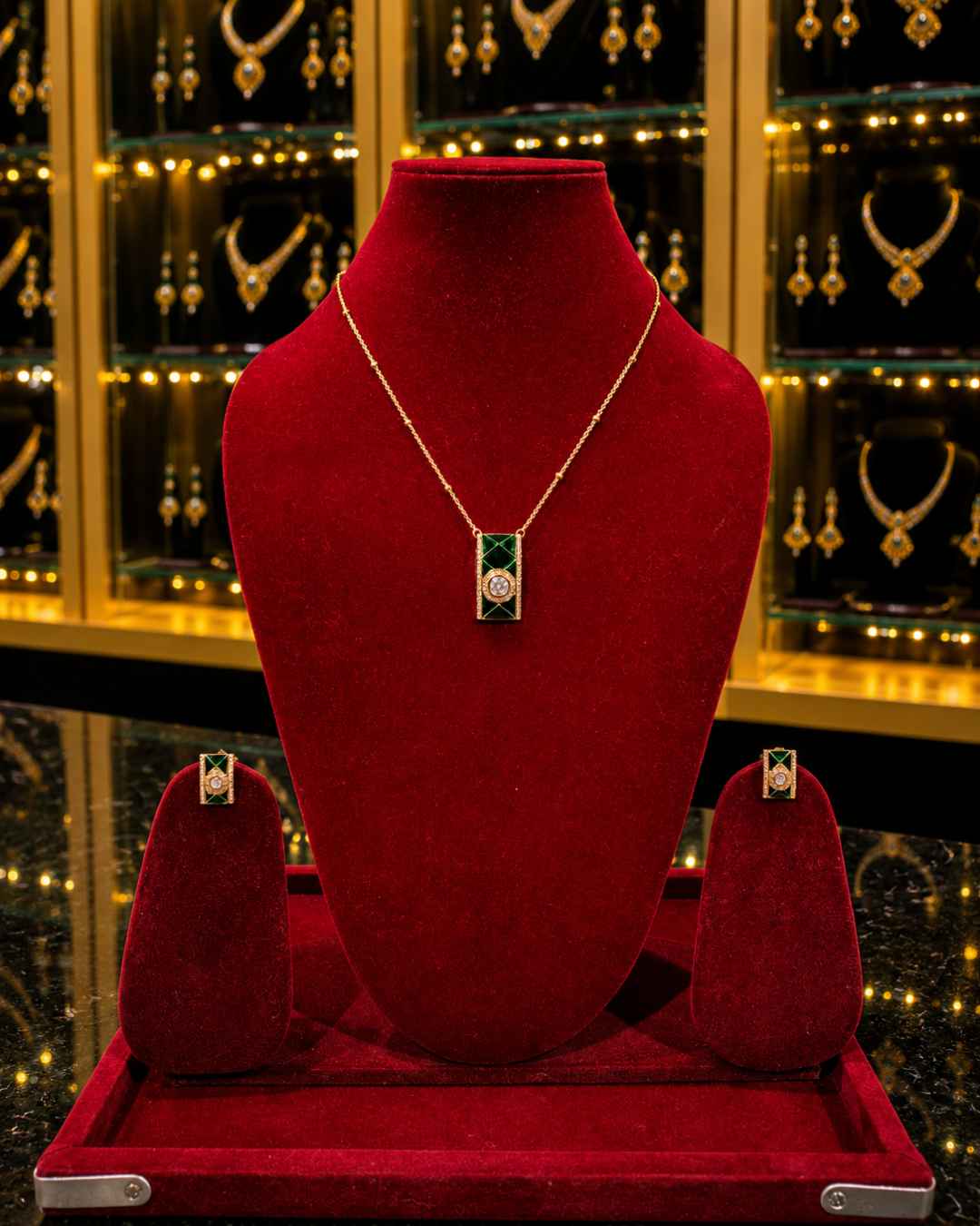 Kundan Polki Pendant Set PS-6