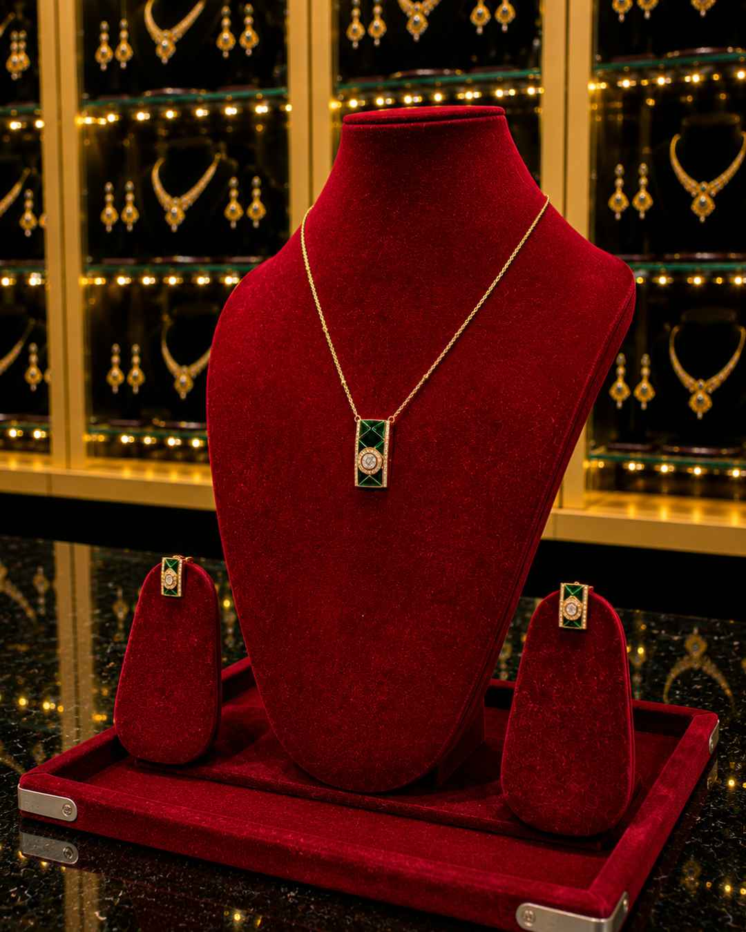 Kundan Polki Pendant Set PS-6
