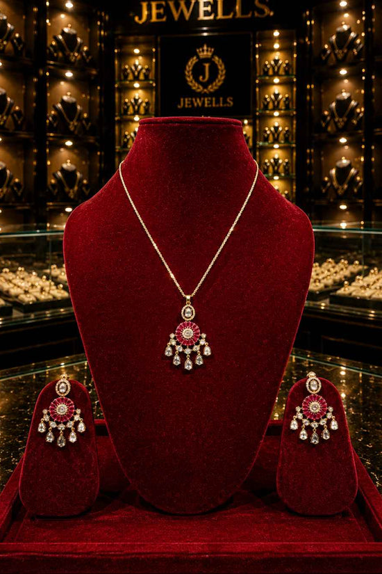 Kundan Polki Pendant Set PS-7